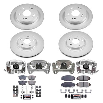 PowerStop® - Z23 Evolution Sport Plain Front and Rear Brake Kit with Calipers