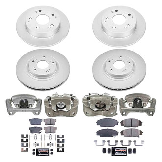 PowerStop® - Z23 Evolution Sport Plain Front and Rear Brake Kit with Calipers