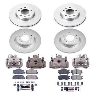 PowerStop® - Z23 Evolution Sport Plain Front and Rear Brake Kit with Calipers