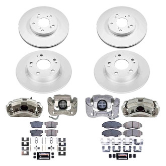PowerStop® - Z23 Evolution Sport Plain Front and Rear Brake Kit with Calipers