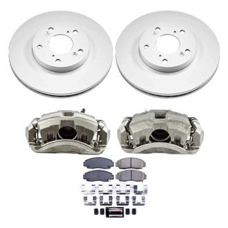 PowerStop® - Z23 Evolution Sport Plain Front Brake Kit with Calipers
