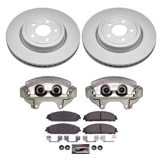 PowerStop® - Z23 Evolution Sport Plain Front Brake Kit with Calipers