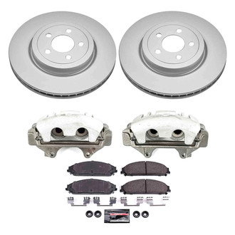 PowerStop® - Z23 Evolution Sport Plain Front Brake Kit with Calipers