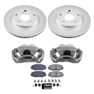 PowerStop® - Z23 Evolution Sport Plain Front Brake Kit with Calipers
