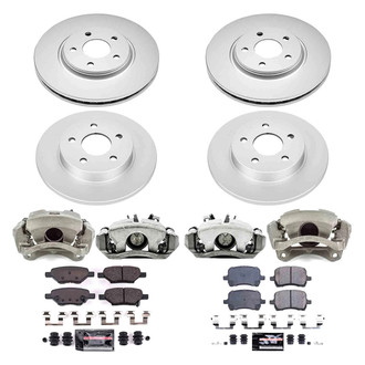 PowerStop® - Z23 Evolution Sport Plain Front and Rear Brake Kit with Calipers