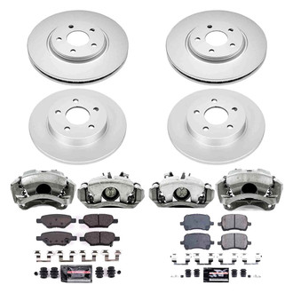 PowerStop® - Z23 Evolution Sport Plain Front and Rear Brake Kit with Calipers
