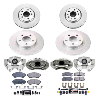 PowerStop® - Z23 Evolution Sport Plain Front and Rear Brake Kit with Calipers