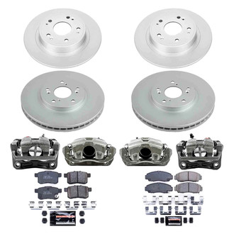 PowerStop® - Z23 Evolution Sport Plain Front and Rear Brake Kit with Calipers