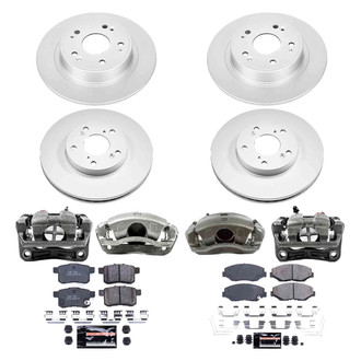 PowerStop® - Z23 Evolution Sport Plain Front and Rear Brake Kit with Calipers