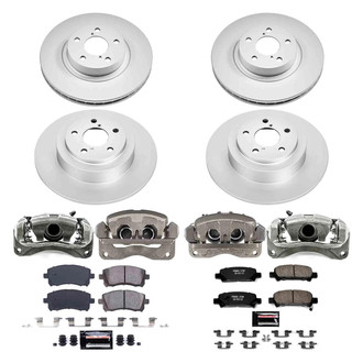 PowerStop® - Z23 Evolution Sport Plain Front and Rear Brake Kit with Calipers