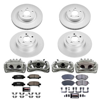PowerStop® - Z23 Evolution Sport Plain Front and Rear Brake Kit with Calipers
