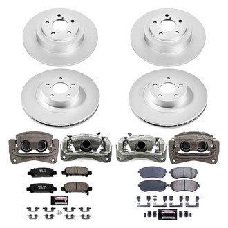 PowerStop® - Z23 Evolution Sport Plain Front and Rear Brake Kit with Calipers