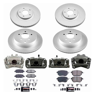 PowerStop® - Z23 Evolution Sport Plain Front and Rear Brake Kit with Calipers