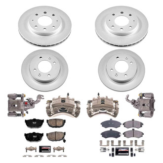 PowerStop® - Z23 Evolution Sport Plain Front and Rear Brake Kit with Calipers