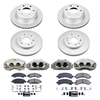 PowerStop® - Z23 Evolution Sport Plain Front and Rear Brake Kit with Calipers
