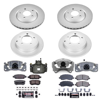 PowerStop® - Z23 Evolution Sport Plain Front and Rear Brake Kit with Calipers