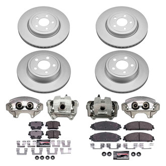 PowerStop® - Z23 Evolution Sport Plain Front and Rear Brake Kit with Calipers
