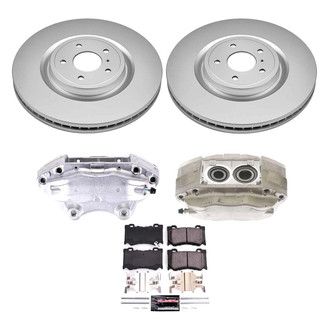 PowerStop® - Z23 Evolution Sport Plain Front Brake Kit with Calipers