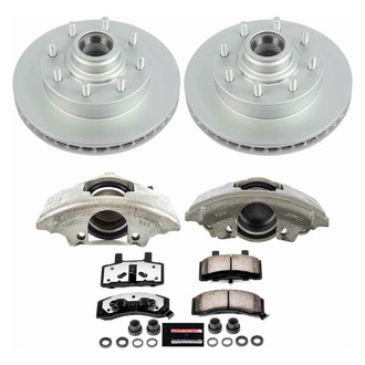 PowerStop® - Z36 Extreme Plain Front Brake Kit with Calipers