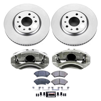 PowerStop® - Z23 Evolution Sport Plain Front Brake Kit with Calipers