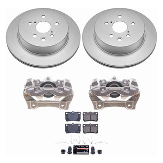 PowerStop® - Z23 Evolution Sport Plain Rear Brake Kit with Calipers