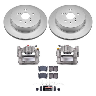 PowerStop® - Z23 Evolution Sport Plain Rear Brake Kit with Calipers