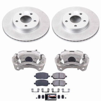 PowerStop® - Z23 Evolution Sport Plain Front Brake Kit with Calipers