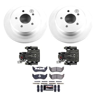 PowerStop® - Z23 Evolution Sport Plain Rear Brake Kit with Calipers