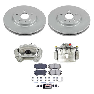 PowerStop® - Z23 Evolution Sport Plain Front Brake Kit with Calipers