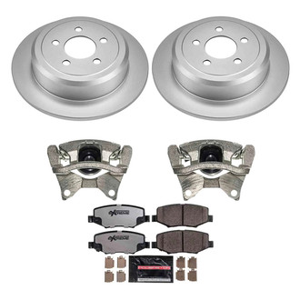 PowerStop® - Z36 Extreme Plain Rear Brake Kit with Calipers