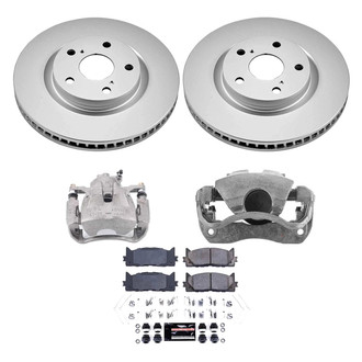 PowerStop® - Z23 Evolution Sport Plain Front Brake Kit with Calipers