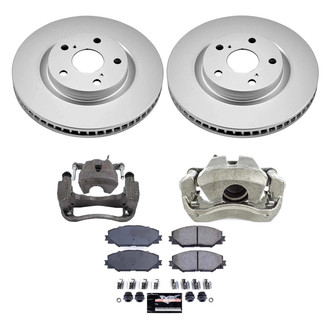 PowerStop® - Z23 Evolution Sport Plain Front Brake Kit with Calipers