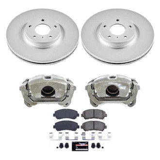 PowerStop® CPR3076-23 - Z23 Evolution Sport Plain Front Brake Kit with Calipers