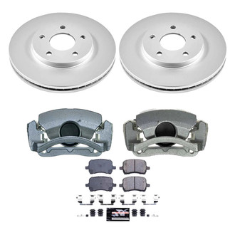PowerStop® - Z23 Evolution Sport Plain Front Brake Kit with Calipers