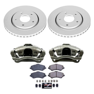 PowerStop® - Z23 Evolution Sport Plain Front Brake Kit with Calipers