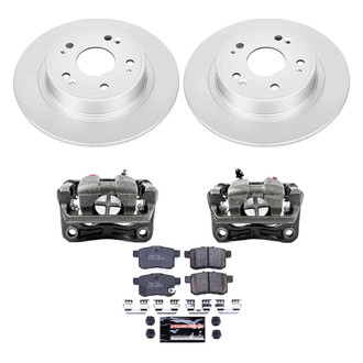 PowerStop® - Z23 Evolution Sport Plain Rear Brake Kit with Calipers