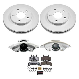 PowerStop® - Z36 Extreme Plain Front Brake Kit with Calipers