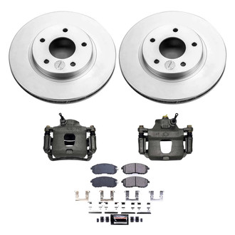 PowerStop® - Z23 Evolution Sport Plain Front Brake Kit with Calipers