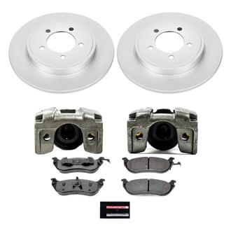 PowerStop® - Z36 Extreme Plain Rear Brake Kit with Calipers