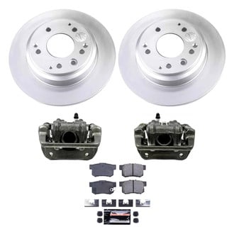 PowerStop® - Z23 Evolution Sport Plain Rear Brake Kit with Calipers