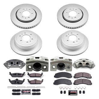 PowerStop® - Z23 Evolution Sport Plain Front and Rear Brake Kit with Calipers