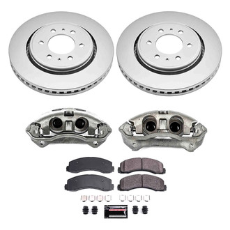 PowerStop® - Z23 Evolution Sport Plain Front Brake Kit with Calipers
