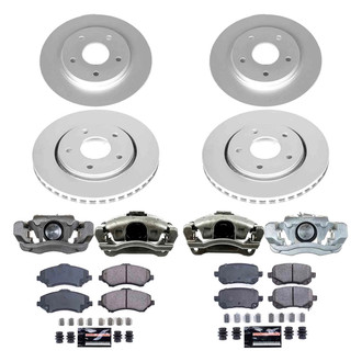PowerStop® - Z23 Evolution Sport Plain Front and Rear Brake Kit with Calipers