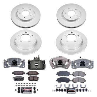 PowerStop® - Z23 Evolution Sport Plain Front and Rear Brake Kit with Calipers