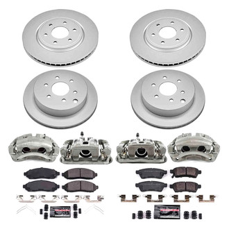PowerStop® - Z23 Evolution Sport Plain Front and Rear Brake Kit with Calipers