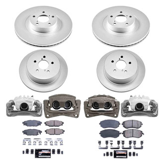 PowerStop® - Z23 Evolution Sport Plain Front and Rear Brake Kit with Calipers