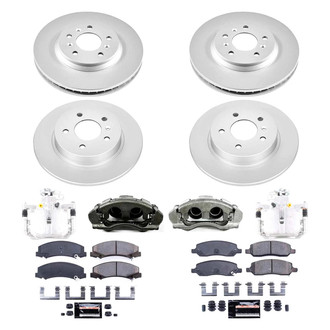 PowerStop® - Z23 Evolution Sport Plain Front and Rear Brake Kit with Calipers