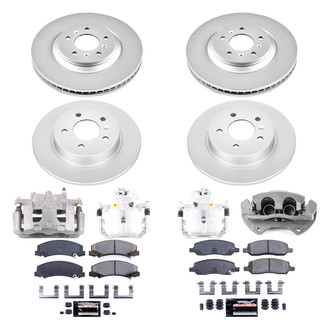 PowerStop® - Z23 Evolution Sport Plain Front and Rear Brake Kit with Calipers