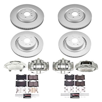 PowerStop® - Z23 Evolution Sport Plain Front and Rear Brake Kit with Calipers