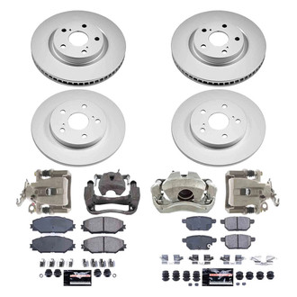 PowerStop® - Z23 Evolution Sport Plain Front and Rear Brake Kit with Calipers